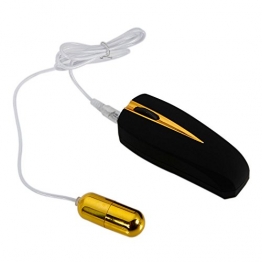 AFULA Wasserdichte Vibro-ei Vibrator Vibrierende Mini Ei Fernbedienung Vibrationseier Massagegerät Golden - 1