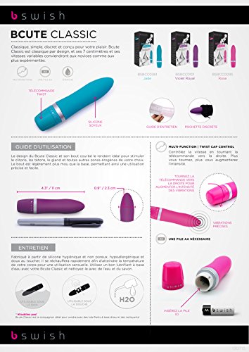BSWISH Bcute mini Vibrator klassisch mit variablen Vibrationsstufen rosa - 3