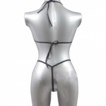 Damen Dessous Body, aus Spitze, Schwarz - 5