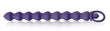 Deluxe Analkugeln mit Vibration, Anal Vibrator (Ø 2,7 cm) super- soft Silikon & super biegsam - 1