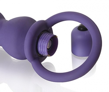 Deluxe Analkugeln mit Vibration, Anal Vibrator (Ø 2,7 cm) super- soft Silikon & super biegsam - 5