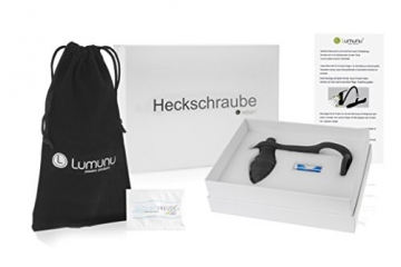 Deluxe Analplug Lumunu Heckschraube, Analvibrator mit integriertem Penisring und Hodenschlaufe - 7