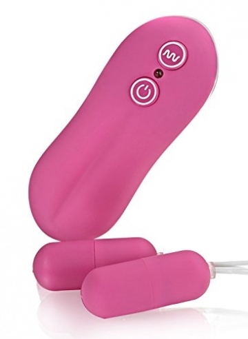 Deluxe Bullet Vibro Ei mit 10 Programmen & Fernbedienung, 2 Vibro Eier- anal & vaginal - 1