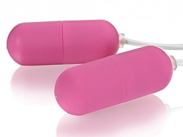 Deluxe Bullet Vibro Ei mit 10 Programmen & Fernbedienung, 2 Vibro Eier- anal & vaginal - 2