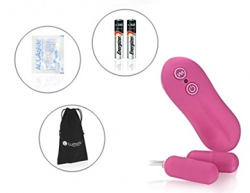 Deluxe Bullet Vibro Ei mit 10 Programmen & Fernbedienung, 2 Vibro Eier- anal & vaginal - 6