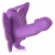 Deluxe double Silikon Vibrator Butterfly mit G Punkt Stimulation, kabellos - 1