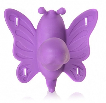 Deluxe double Silikon Vibrator Butterfly mit G Punkt Stimulation, kabellos - 3