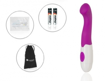 Deluxe G Punkt Silikon Vibrator für Sie, mit Klitoris- Aufliege Stimulation - 6