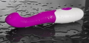 Deluxe G Punkt Silikon Vibrator für Sie, mit Klitoris- Aufliege Stimulation - 9
