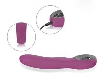 Deluxe G Punkt Silikon Vibrator S3 mit Klitoris Stimulation, Akkutechnologie - 5