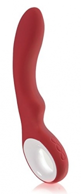 Deluxe G Punkt Silikon Vibrator S5 mit Klitorisstimulator, Akkutechnologie - 1