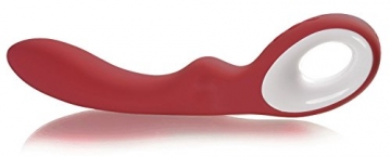 Deluxe G Punkt Silikon Vibrator S5 mit Klitorisstimulator, Akkutechnologie - 2