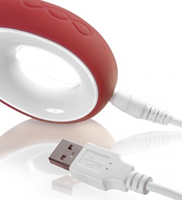 Deluxe G Punkt Silikon Vibrator S5 mit Klitorisstimulator, Akkutechnologie - 4