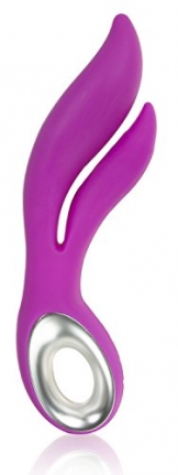 Deluxe G Punkt Silikon Vibrator Wunderwelle, mit Klitorisstimulator & Akkutechnologie - 1