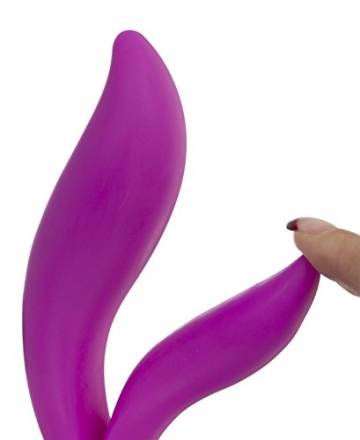 Deluxe G Punkt Silikon Vibrator Wunderwelle, mit Klitorisstimulator & Akkutechnologie - 4