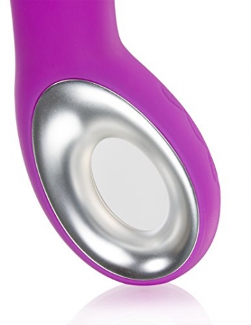 Deluxe G Punkt Silikon Vibrator Wunderwelle, mit Klitorisstimulator & Akkutechnologie - 5