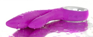 Deluxe G Punkt Silikon Vibrator Wunderwelle, mit Klitorisstimulator & Akkutechnologie - 9