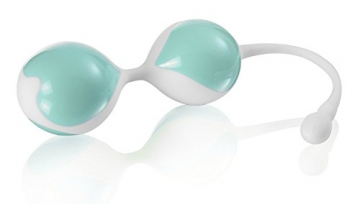 Deluxe Herz- Liebeskugeln (Ø 35 mm) mit super Flex- Silikon & Beckenbodenkern - 1