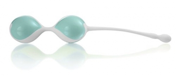 Deluxe Herz- Liebeskugeln (Ø 35 mm) mit super Flex- Silikon & Beckenbodenkern - 2