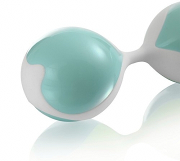 Deluxe Herz- Liebeskugeln (Ø 35 mm) mit super Flex- Silikon & Beckenbodenkern - 3