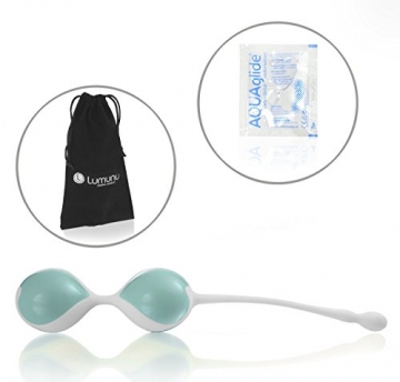 Deluxe Herz- Liebeskugeln (Ø 35 mm) mit super Flex- Silikon & Beckenbodenkern - 5