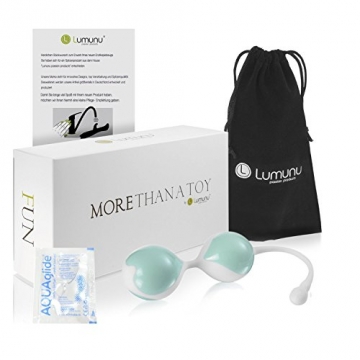 Deluxe Herz- Liebeskugeln (Ø 35 mm) mit super Flex- Silikon & Beckenbodenkern - 6