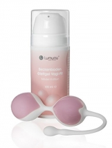 Deluxe Lumunu Beckenbodentrainingsset Vagi Fit (100ml Gel und Liebeskugeln), Beckenbodentrainer Mädel Edition - 1