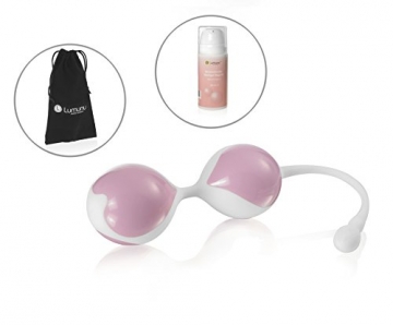 Deluxe Lumunu Beckenbodentrainingsset Vagi Fit (100ml Gel und Liebeskugeln), Beckenbodentrainer Mädel Edition - 5