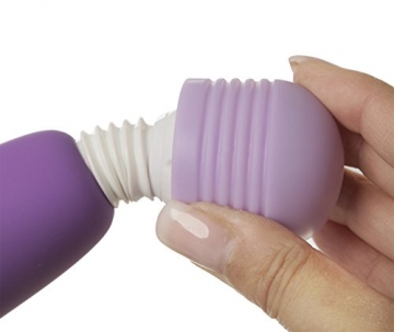 Deluxe Lumunu Magic Wand Massager mit Klitorisstimulator Aufsatz & power- Vibrator, Akkutechnik - 5