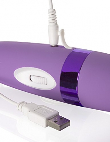 Deluxe Lumunu Magic Wand Massager mit Klitorisstimulator Aufsatz & power- Vibrator, Akkutechnik - 8