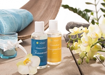 Deluxe Massageöl Geschenkset (2x100ml) Lumunu Sinnesduett, für entspannenden Massagegenuss - 7