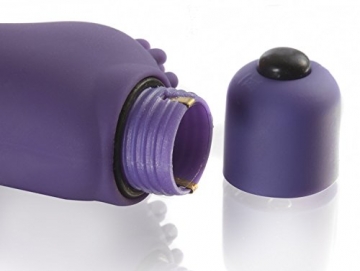 Deluxe Silikon Analvibrator Bad Boy mit Kugelkette & 5 Vibrationen, Perenium Prostata Massage - 5