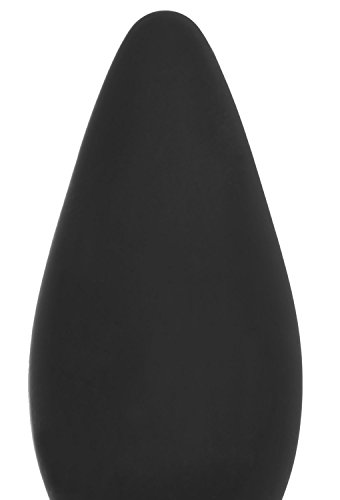 Deluxe Silikon Butt Plug Anfänger (small, Ø 28 mm), Analplug mit Standfuss - 4