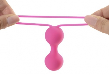 Deluxe Silikon Liebeskugeln (Ø30 mm) für Beckenboden- & Sextraining - 3