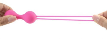 Deluxe Silikon Liebeskugeln (Ø30 mm) für Beckenboden- & Sextraining - 4