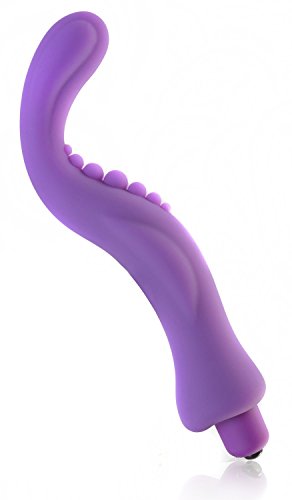 Deluxe Silikon Prostata Butt Plug & G Punkt Vibrator mit Vibration, anal & vaginal geeignet - 1