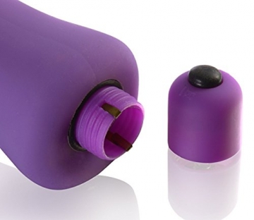 Deluxe Silikon Prostata Butt Plug & G Punkt Vibrator mit Vibration, anal & vaginal geeignet - 8