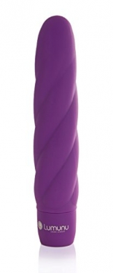 Deluxe Silikon Vibrator Twist aus Vollsilikon mit 10 Programmen - 1