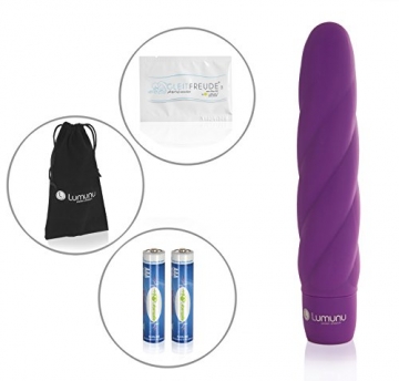 Deluxe Silikon Vibrator Twist aus Vollsilikon mit 10 Programmen - 6