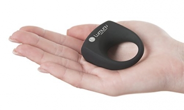 Deluxe Silikon Vibro Penisring Lumunu Kronjuwel, Cockring vibrierend mit Klitorisstimulator, wasserdicht - 9