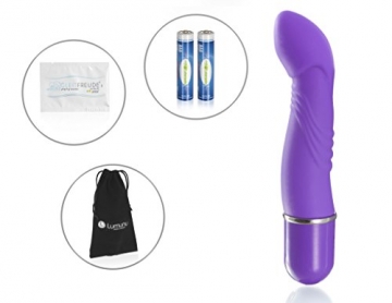 Deluxe Vibrator silky soft, G Punkt Vibrator aus Silikon - 6
