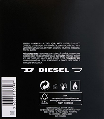Diesel Only the Brave Tattoo homme / men Eau de Toilette Vaporisateur / Spray 200 ml, 1er Pack (1 x 200 ml) - 2