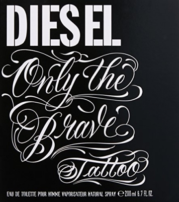 Diesel Only the Brave Tattoo homme / men Eau de Toilette Vaporisateur / Spray 200 ml, 1er Pack (1 x 200 ml) - 3