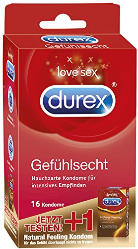 Durex Gefühlsecht Kondome, 1er Pack (1 x 16 Stück) - 2