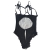 Eleery Reizwäsche Nachtwäsche G-String Kostüm Uniform Lingerie Babydolls Rückfreie Unterwäsche Dessous set (Schwarz) - 5