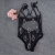 Eleery Reizwäsche Nachtwäsche G-String Kostüm Uniform Lingerie Babydolls Rückfreie Unterwäsche Dessous set (Schwarz) - 6