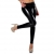 elomoda Leggings Latex Look schwarz Lack Glanz Gr. 36 38 40 42 44 46 ,907 (XXL/44) - 1