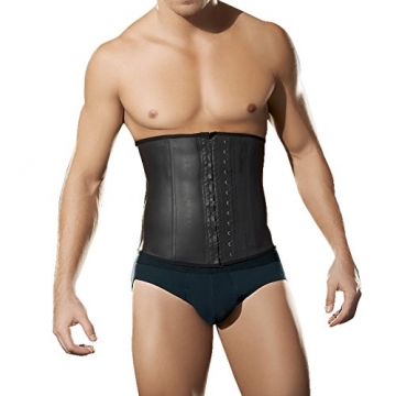 FeelinGirl Herren Bauchgürtel Schlanke Tailemieder Abnehmen Body Shaper Top Unterwäsche 6XL - 1