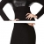 FINEJO Damen Langarm Bodycon Party Cut Off Casual Ballkleid Kleid - 6