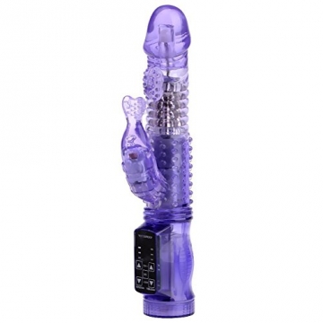 Greenpinecone Wasserdichte Vibratoren G-Punkt und Klitoris Stimulation Silikon-Dildos Massage Clitoral Stimulator in Lila - 1